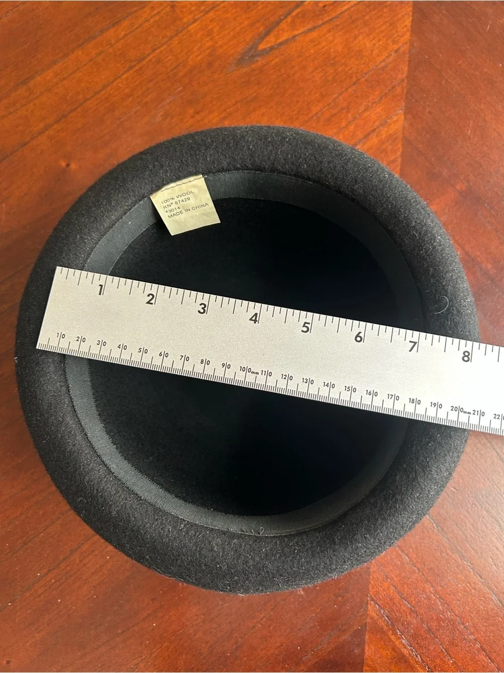 Classic Black 100% Wool Bowler Hat - Women's Accessory